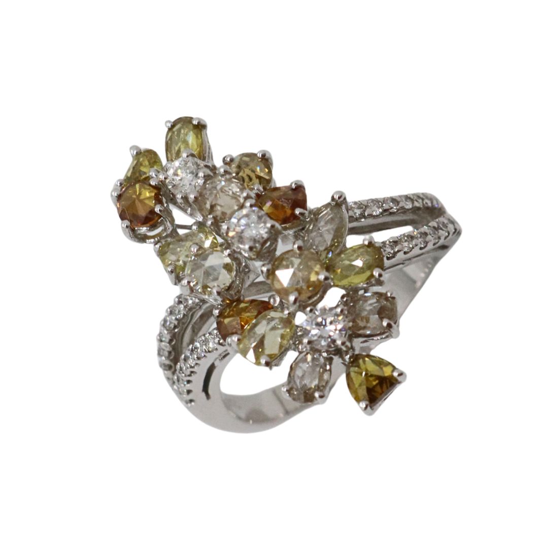 K18WG/D2.74ct<BR>ダイヤモンド<BR>リング<BR>【NEW】