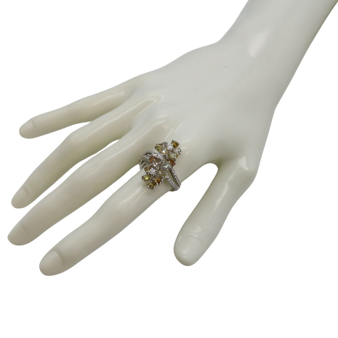 K18WG/D2.74ct<BR>ダイヤモンド<BR>リング<BR>【NEW】