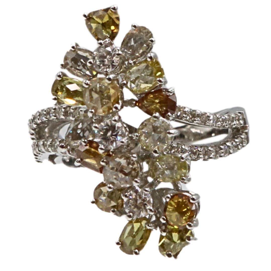 K18WG/D2.74ct<BR>ダイヤモンド<BR>リング<BR>【NEW】