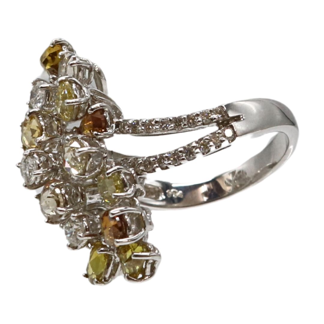 K18WG/D2.74ct<BR>ダイヤモンド<BR>リング<BR>【NEW】