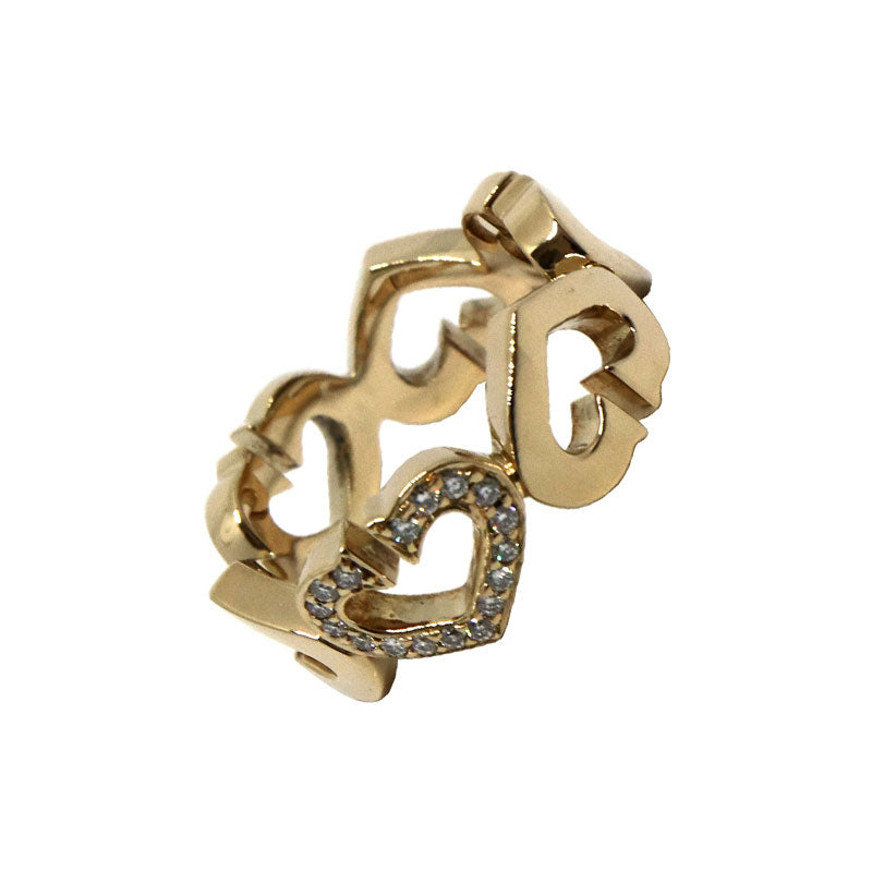 Cartier【カルティエ】<br>Cハートリング<br>K18PG<br>【USED】