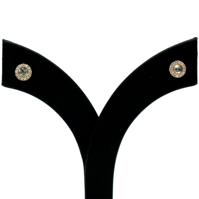 ORIGINAL JEWELRY<br>【オリジナルジュエリー】<br>K18YG/D0.240ct<BR>ダイヤモンド<br>デザインピアス<BR>【NEW】