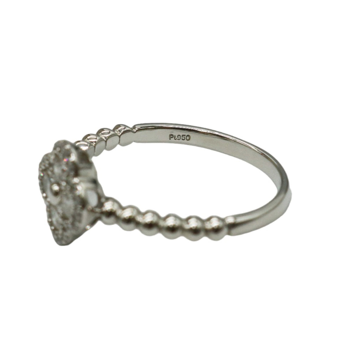 PT950/D0.40ct <br>フラワーダイヤモンド リング<br>【NEW】