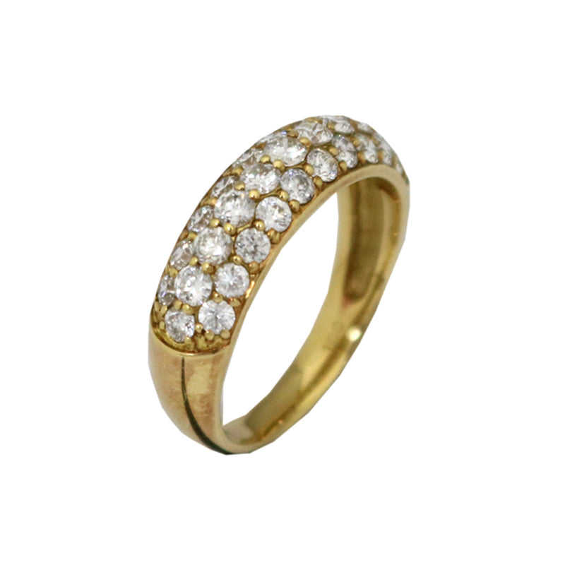 K18YG/D1.00ct<BR>ダイヤモンドリング<BR>【NEW】