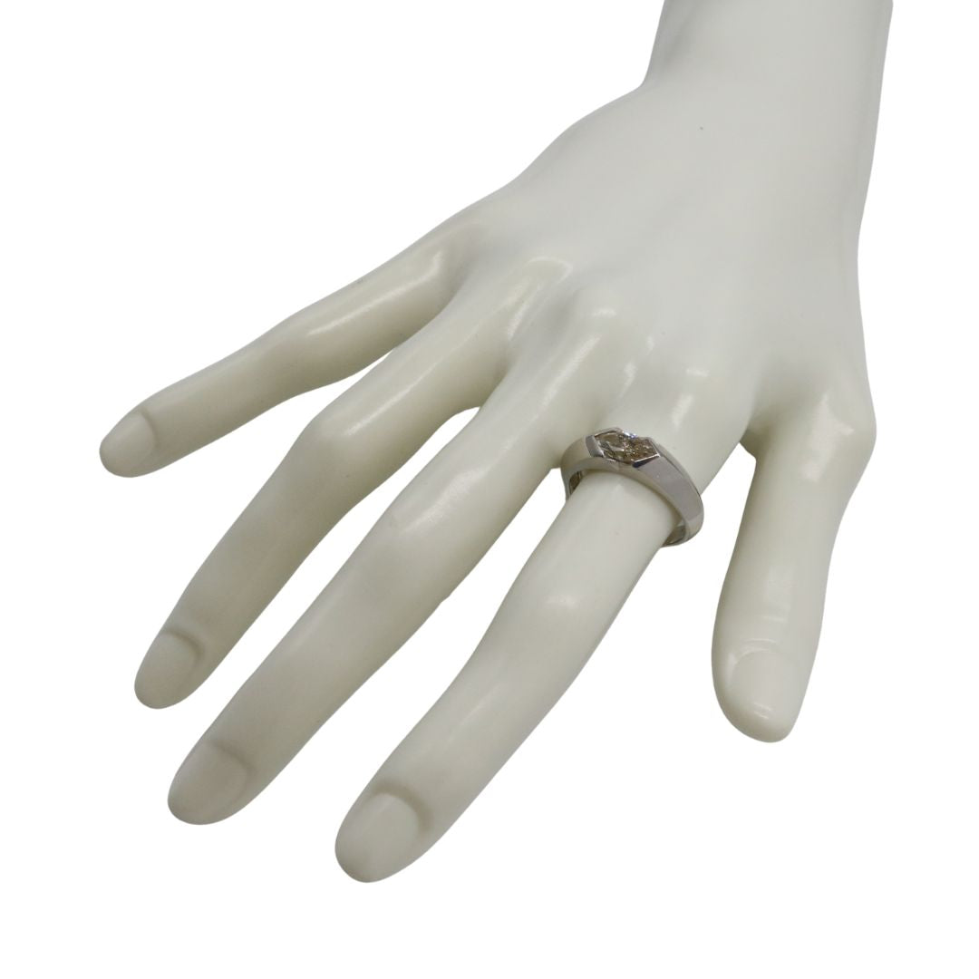 PT900/D0.885ct<br>ダイヤモンド<br>メンズリング<br>【未使用品】