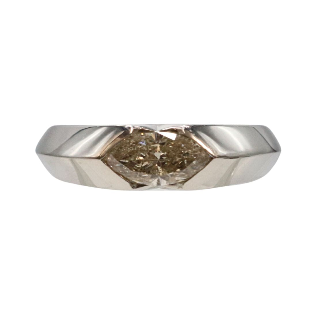 PT900/D0.885ct<br>ダイヤモンド<br>メンズリング<br>【未使用品】