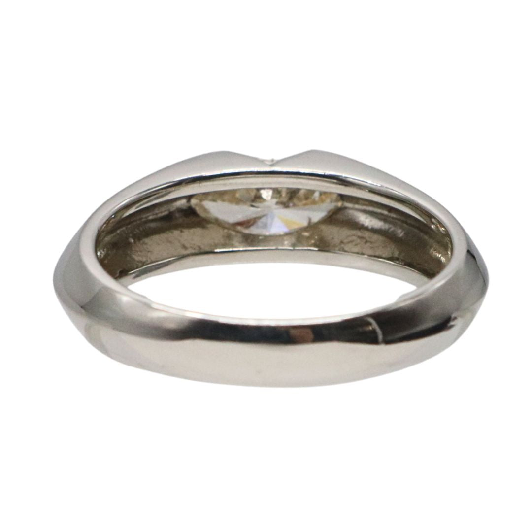 PT900/D0.885ct<br>ダイヤモンド<br>メンズリング<br>【未使用品】