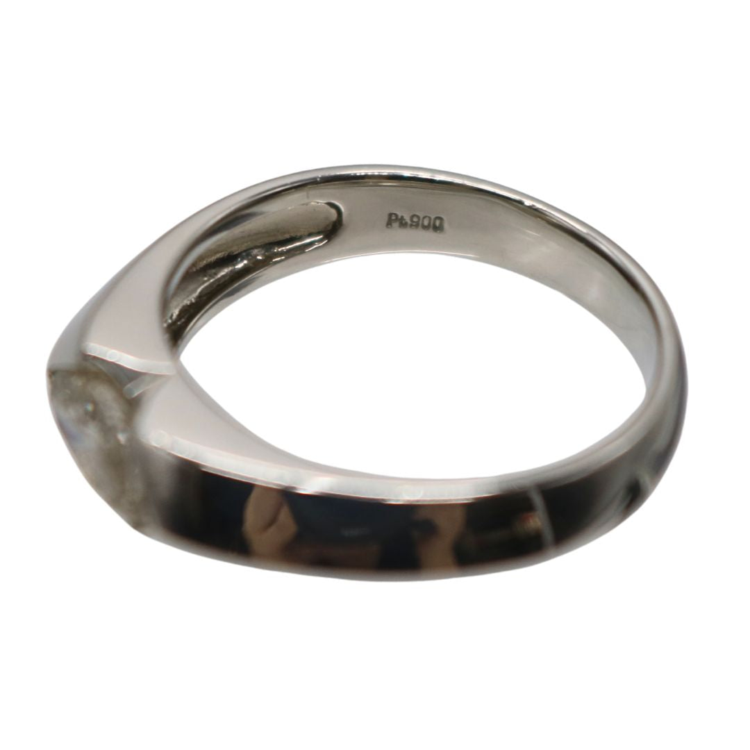 PT900/D0.885ct<br>ダイヤモンド<br>メンズリング<br>【未使用品】