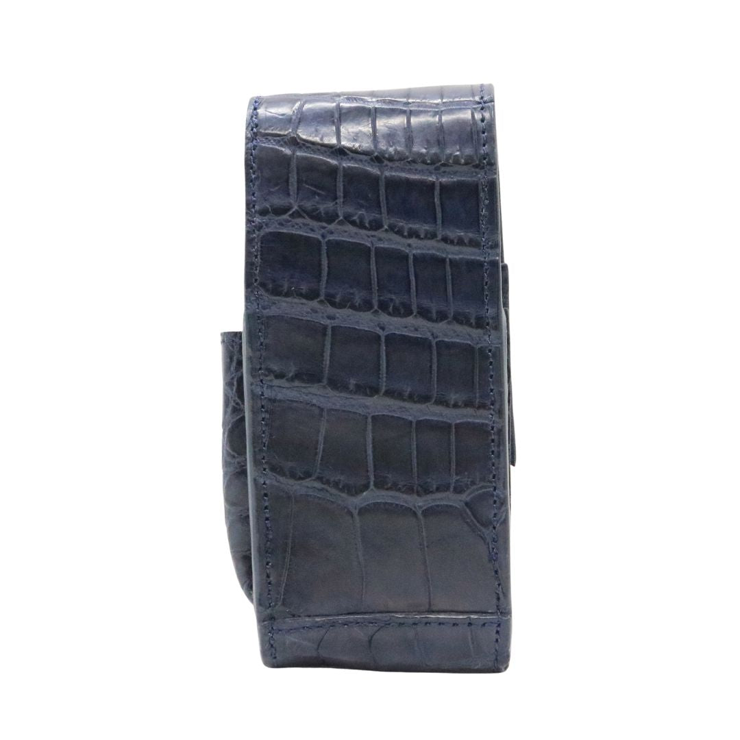 オリジナル<BR>クロコダイル IQOSケース<BR>ネイビー<BR>【NEW】