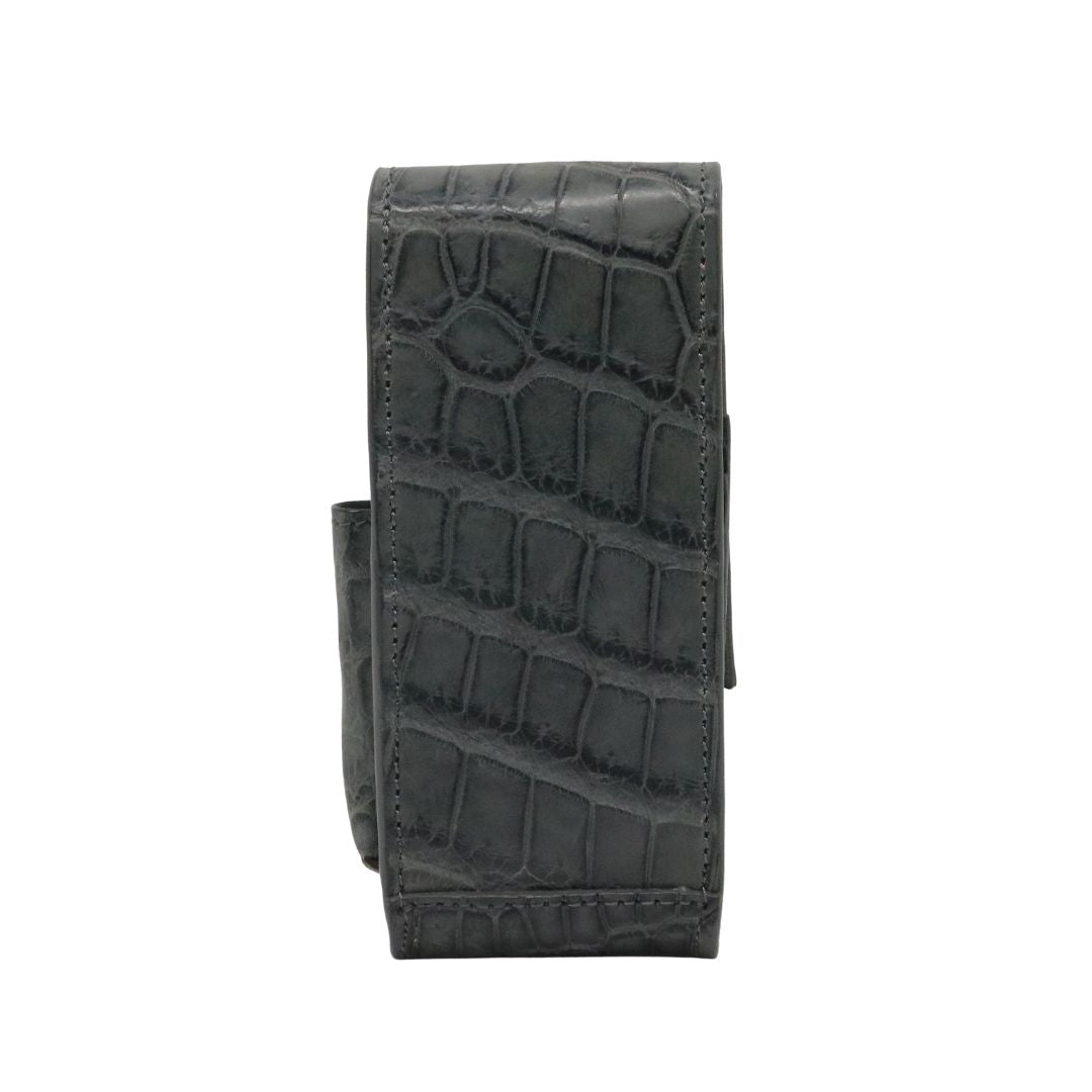オリジナル<br>クロコダイル IQOSケース<BR>グレー<BR>【NEW】