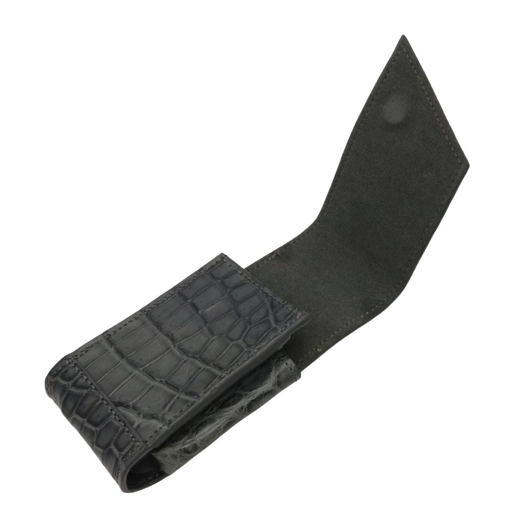 オリジナル<br>クロコダイル IQOSケース<BR>グレー<BR>【NEW】