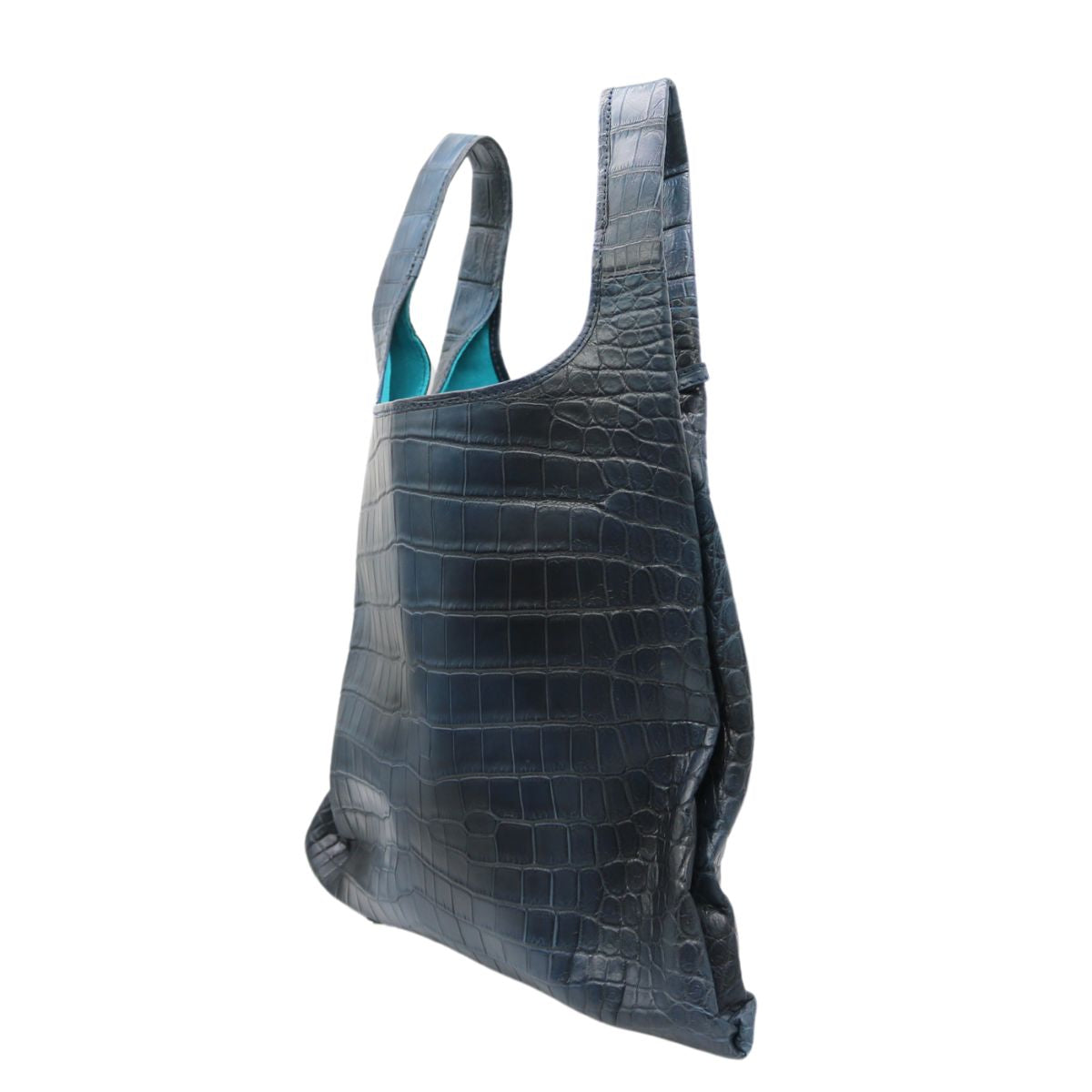 オリジナル<br>ハンドバッグ<br>ネイビー/エメラルドブルー<br>【NEW】