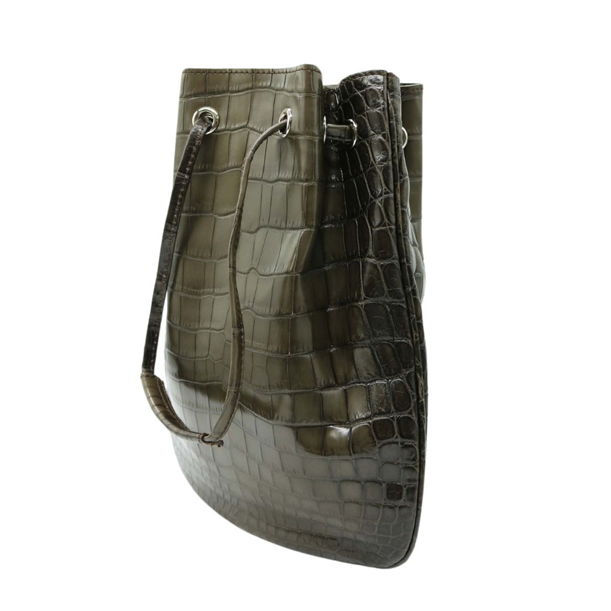 オリジナル<br>巾着バッグ<br>ブラウン/イエロー<br>【NEW】