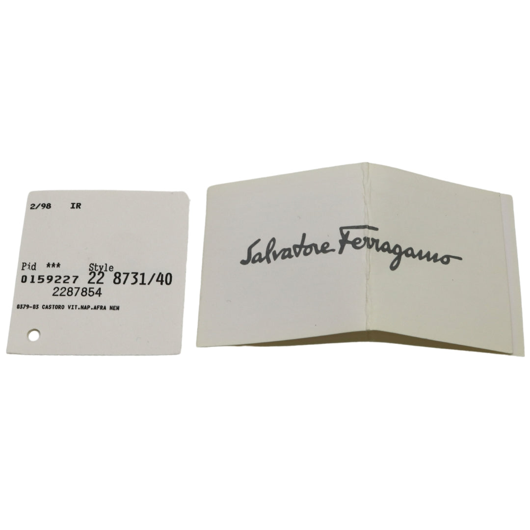 Salvatore Ferragamo<br>【サルヴァトーレフェラガモ】<br>カードケース<br>レザー ブラウン【USED】
