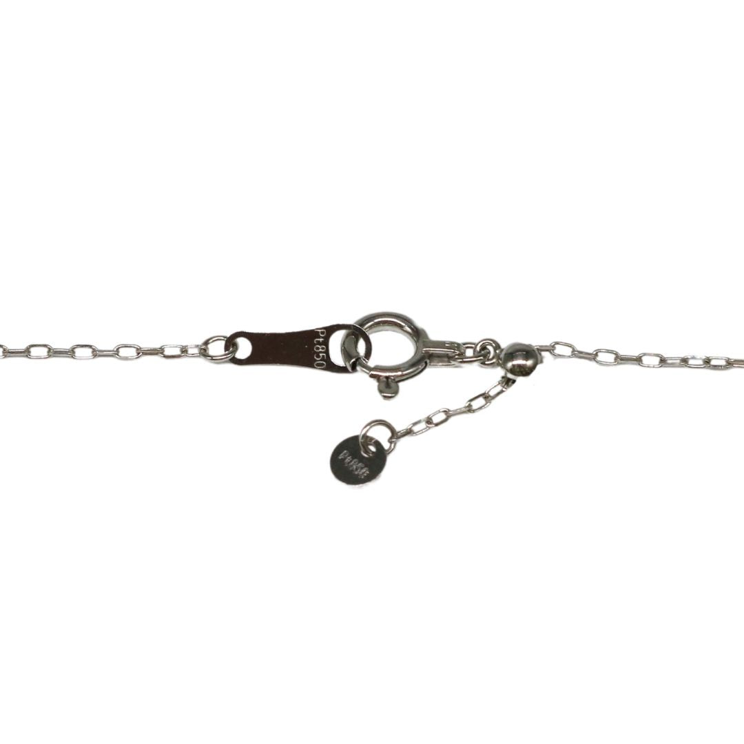 PT900/850/D0.50ct<br>ダイヤモンド アーチネックレス<br>【NEW】
