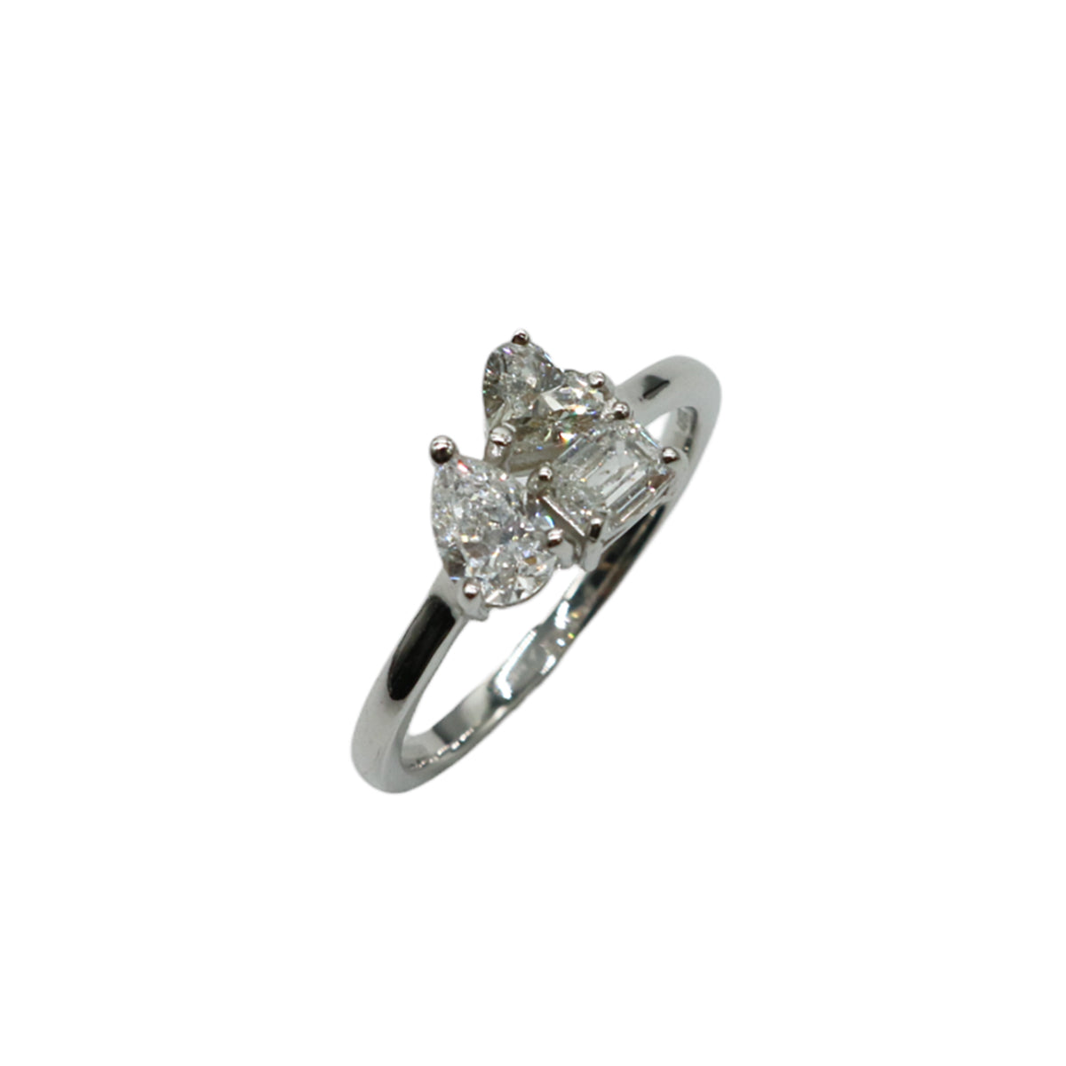 K18WG/D0.99ct<br>ダイヤモンドリング<br>【NEW】