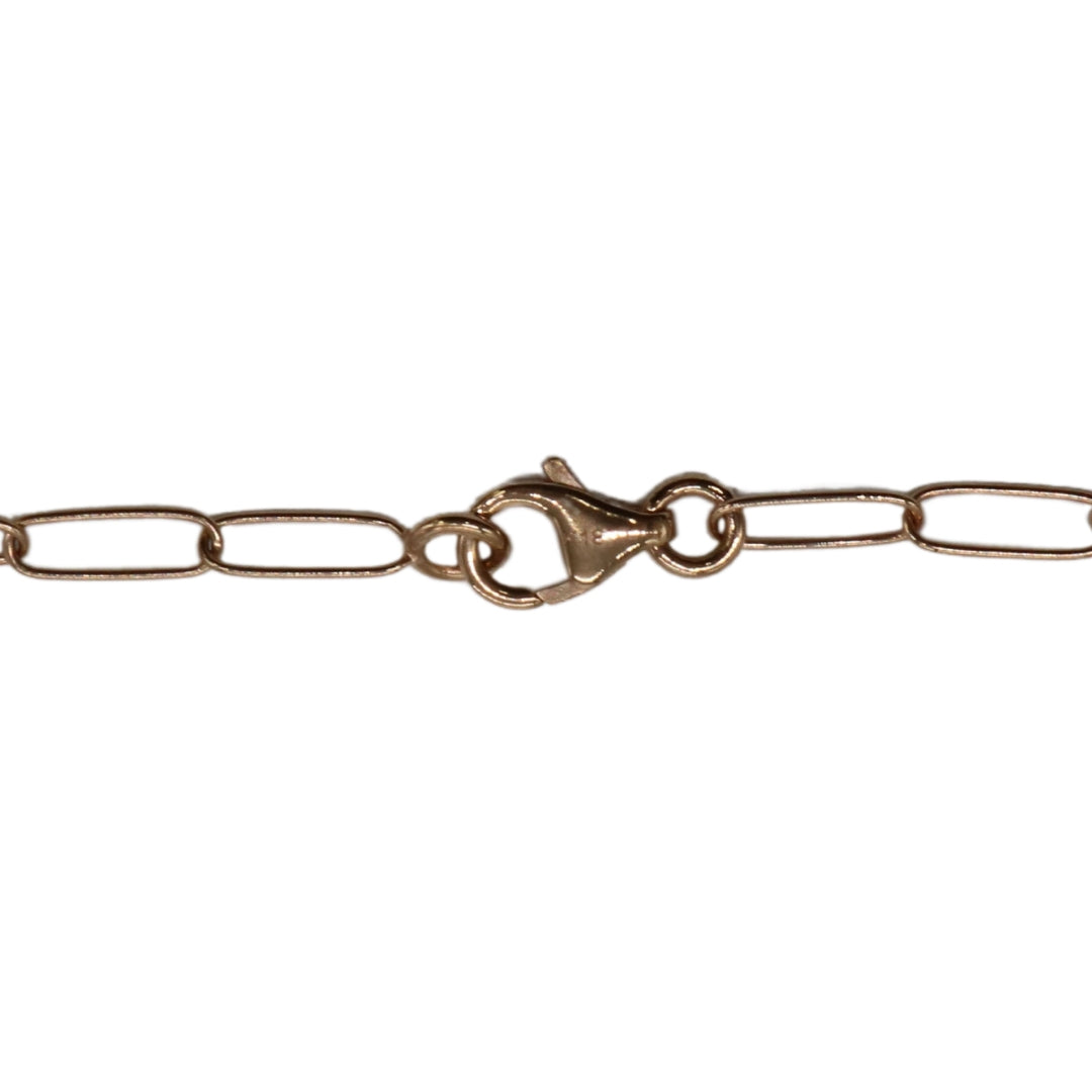 ORIGINAL JEWELRY <br>【オリジナルジュエリー】<br>K18PG D0.44ct<br>ダイヤモンド<br> ペーパークリップネックレス<br>【NEW】