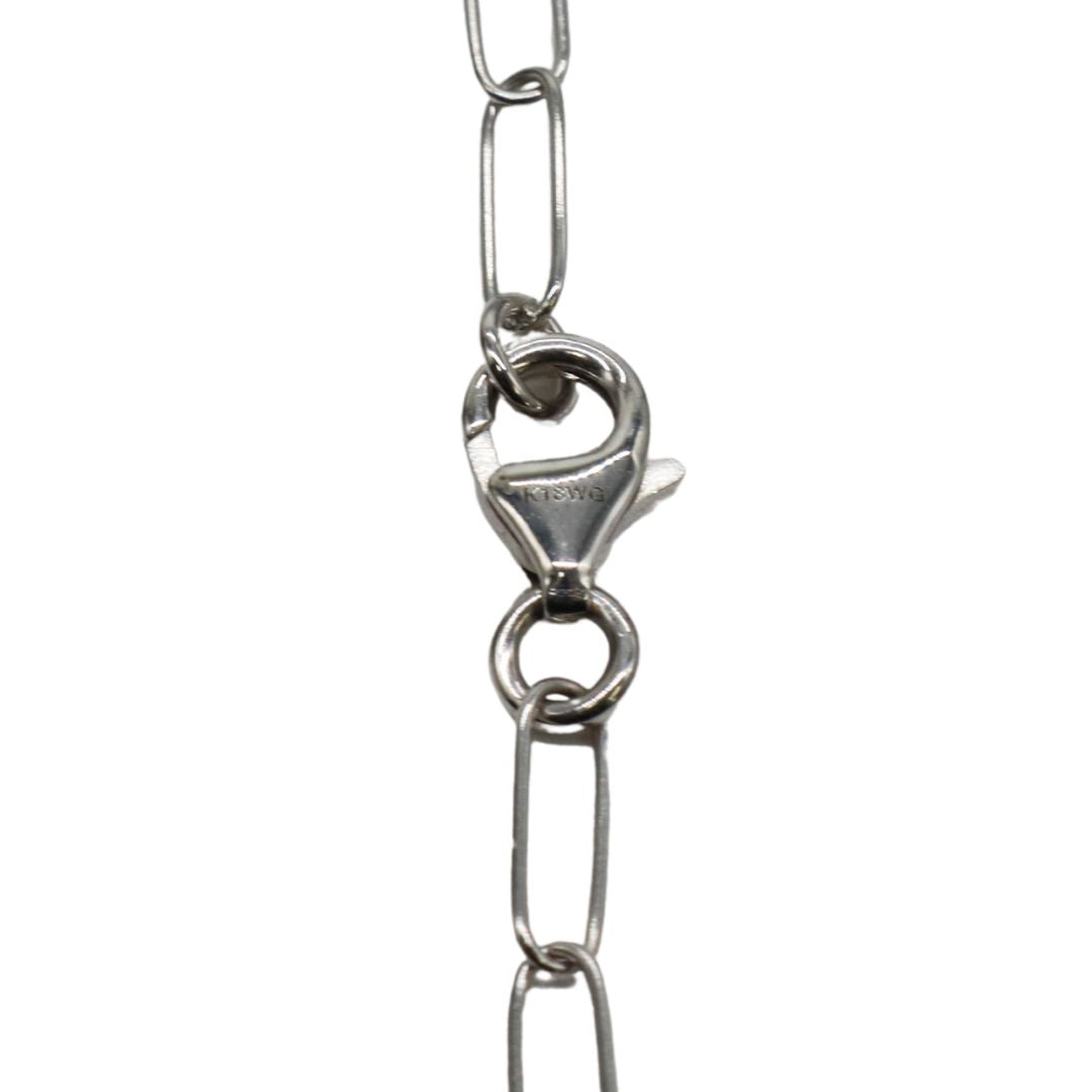K18WG/D0.36ct<br>パドロック<br>ダイヤモンドペンダント<br>【NEW】