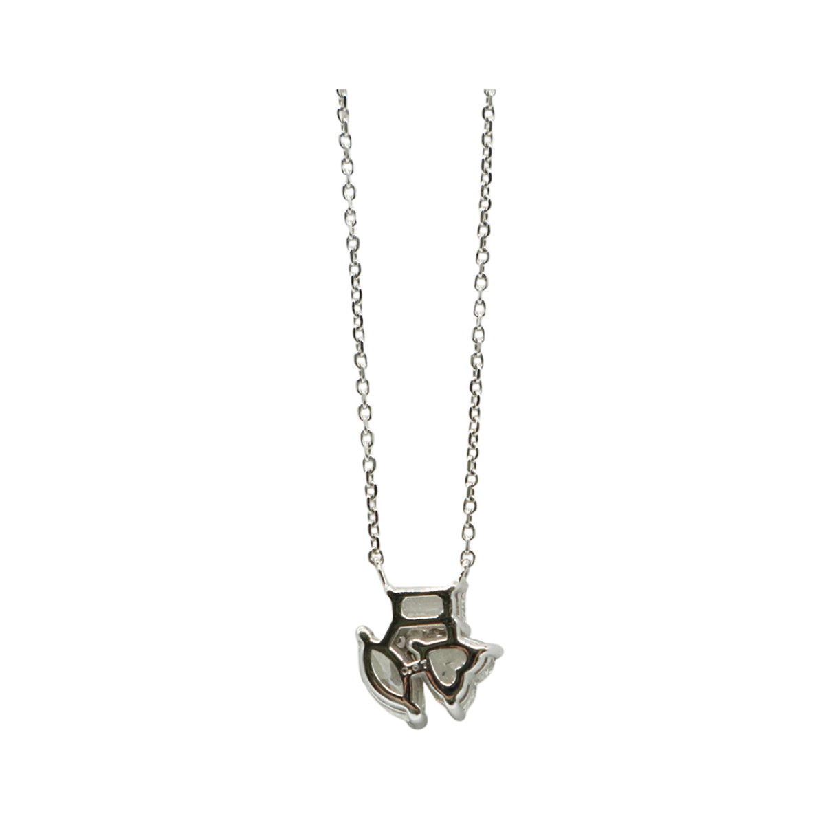 ORIGINAL JEWELRY<br>【オリジナルジュエリー】<br>K18WG/D0.67ct<br>3粒ダイヤモンド ネックレス<br>【NEW】