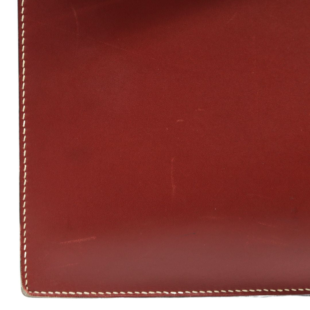 HERMES【エルメス】<br>ケリーデペッシュ38<br>ボックスカーフレザー<br>レッド/SV金具【USED】