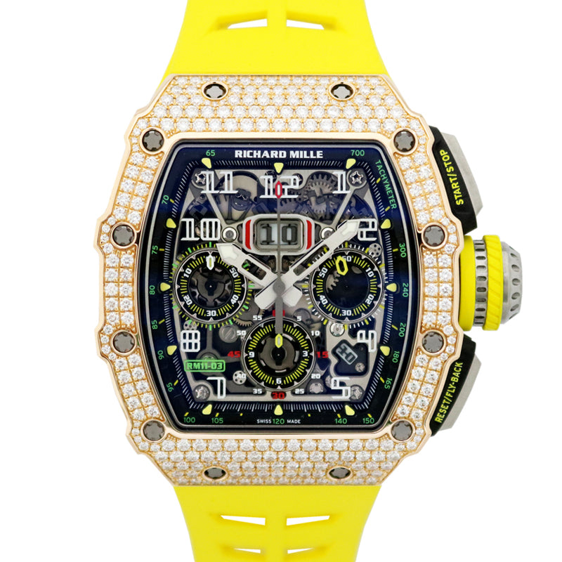 RICHARD MILLE リシャールミル<BR>オートマティック<BR>フライバッククロノグラフ<BR>RM11-03RG<BR>【USED】
