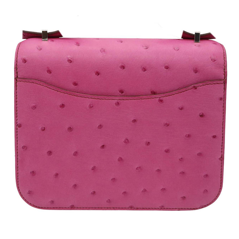HERMES【エルメス】<br>コンスタンスⅢ ミニ<br>オーストリッチ<br>ピンク系/SV金具<br>【NEW】