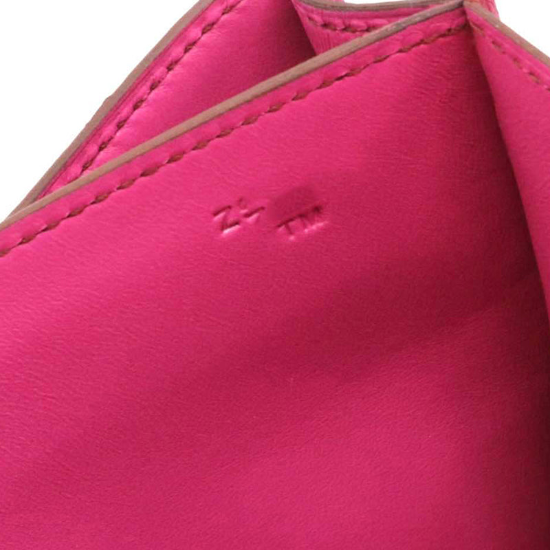 HERMES【エルメス】<br>コンスタンスⅢ ミニ<br>オーストリッチ<br>ピンク系/SV金具<br>【NEW】