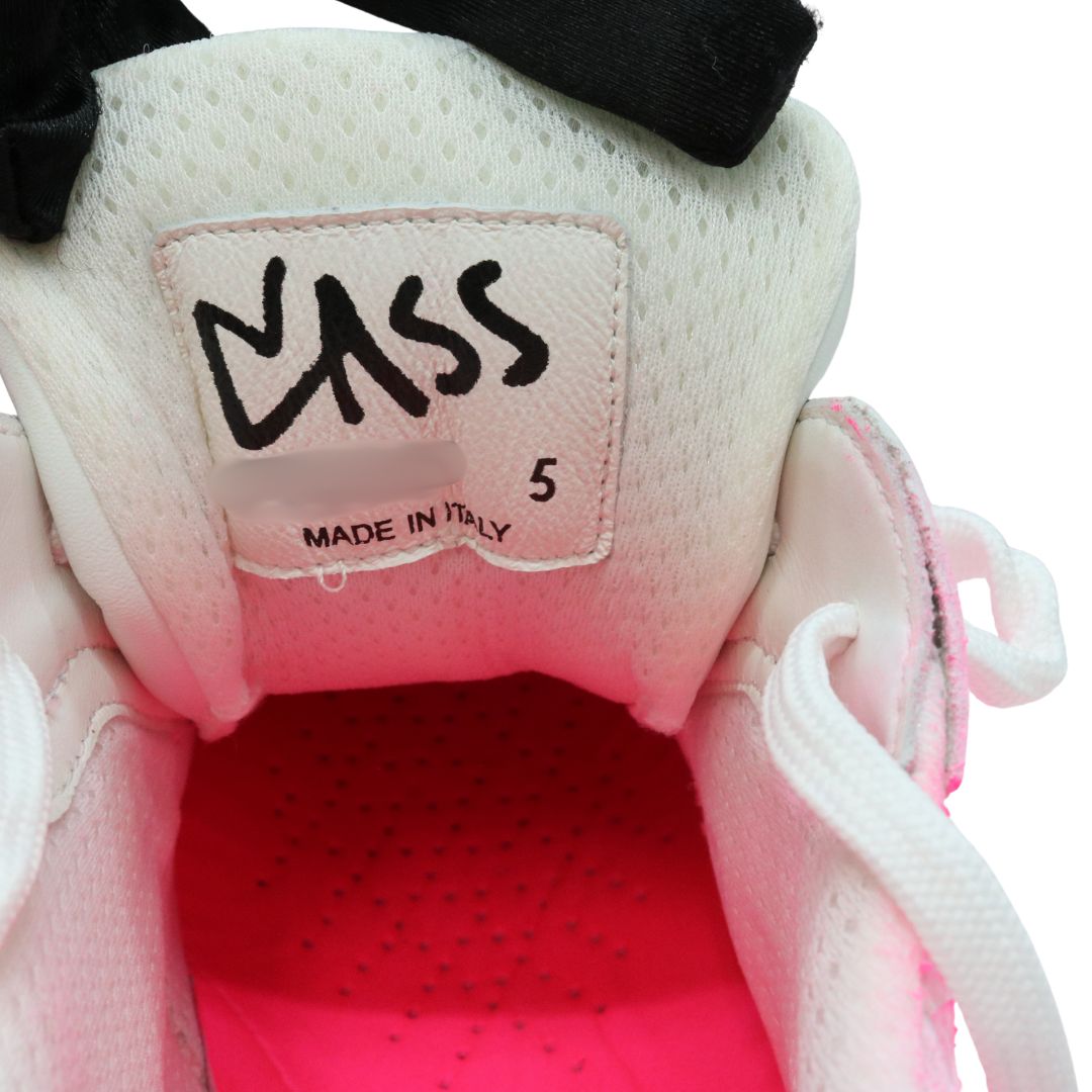 Cass×Prada アメリカズカップ<br> “Att4ck”スニーカー<br>ネオンピンク<br>【NEW】