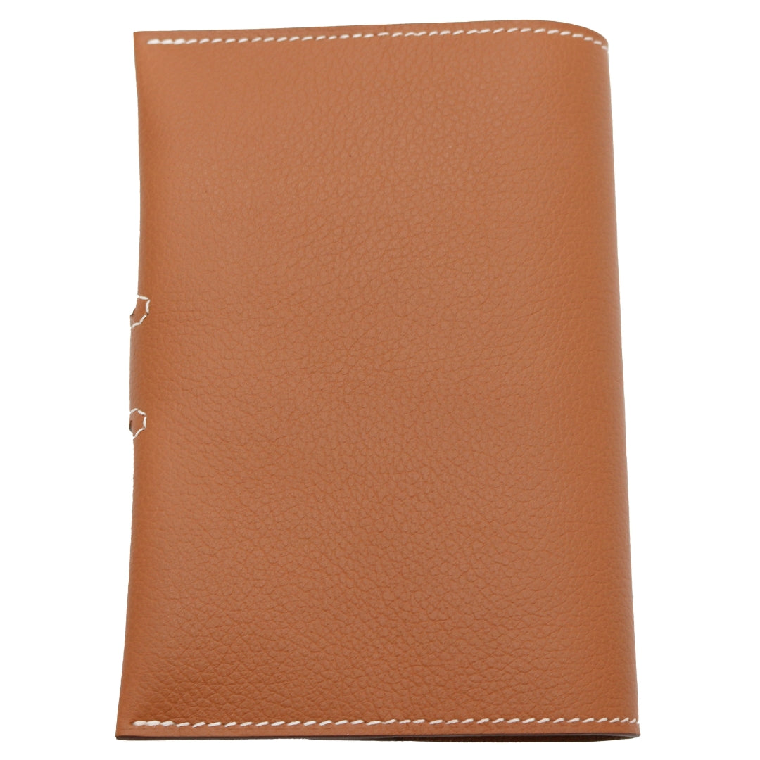 HERMES【エルメス】<br>R.M.S パスポートホルダー<br>カーフスキン<br>ゴールド/SV金具【NEW】