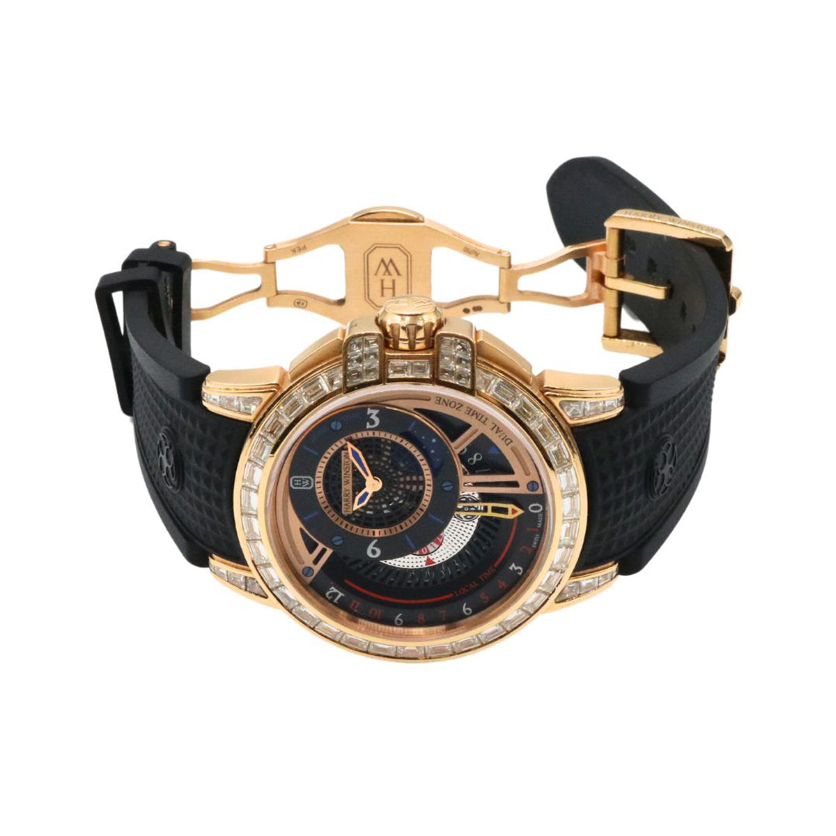 HARRY WINSTON【ハリーウィンストン】<br>オーシャン・デュアルタイム <BR>オートマティック<BR>OCEATZ44RR012<br>メンズ<br>【USED】