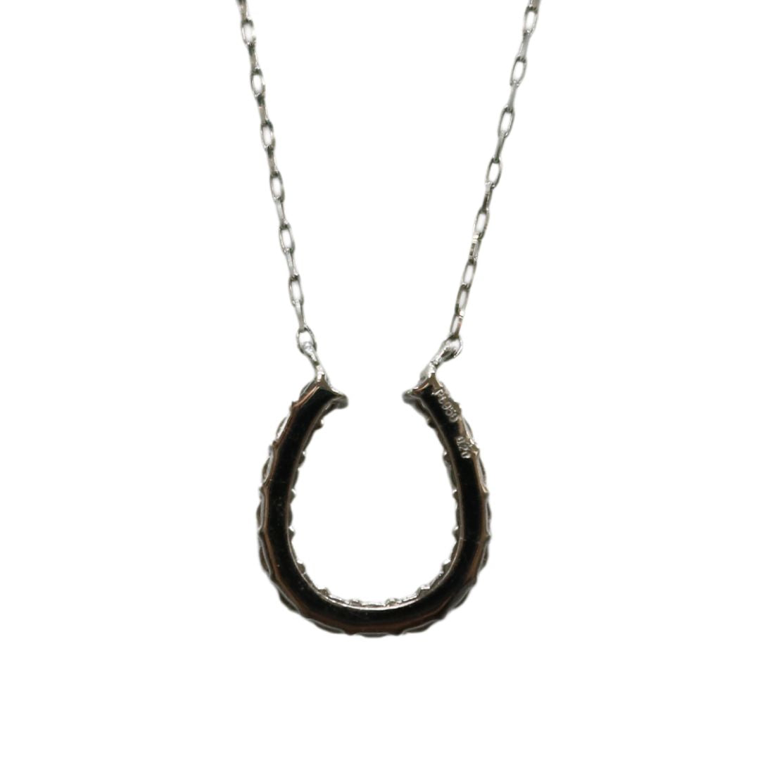 PT850/950 D0.20ct<br>馬蹄ダイヤモンド ネックレス<br>【NEW】