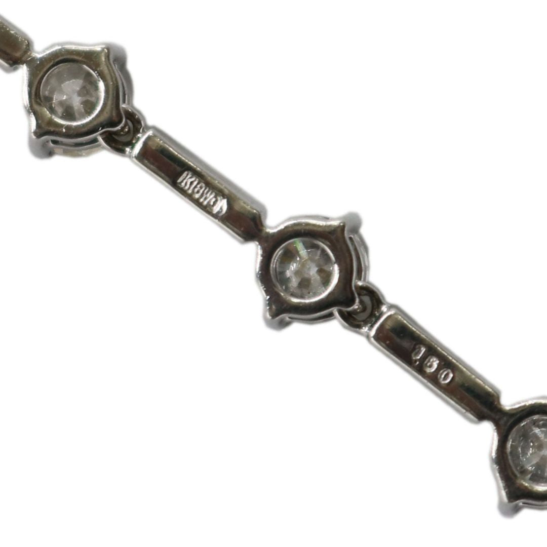 K18WG/D1.50ct<br>5粒ダイヤモンドネックレス<br>【NEW】