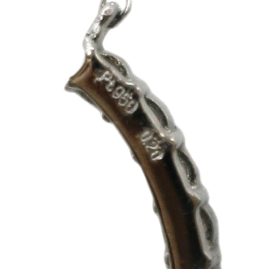 PT850/950 D0.20ct<br>馬蹄ダイヤモンド ネックレス<br>【NEW】