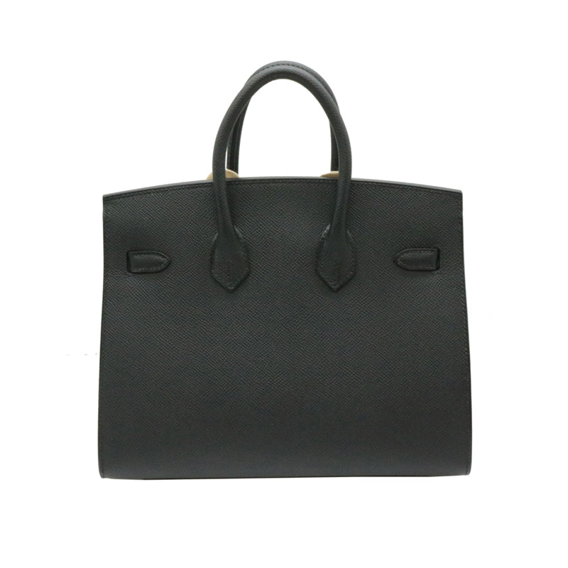 エルメス バーキン セリエ25 ヴォーエプソン ブラック ピンクゴールド金具