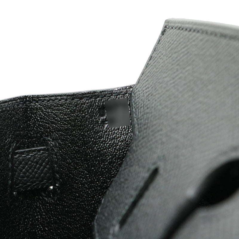 エルメス バーキン セリエ25 ヴォーエプソン ブラック ピンクゴールド金具