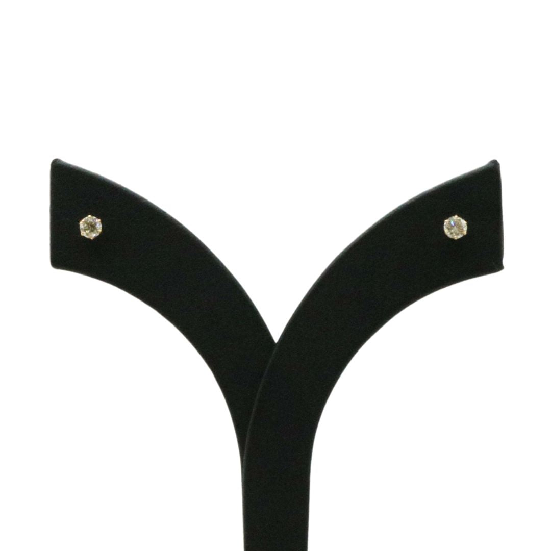 K18YG/D0.20ct<BR>一粒 ダイヤモンドピアス<BR>【NEW】