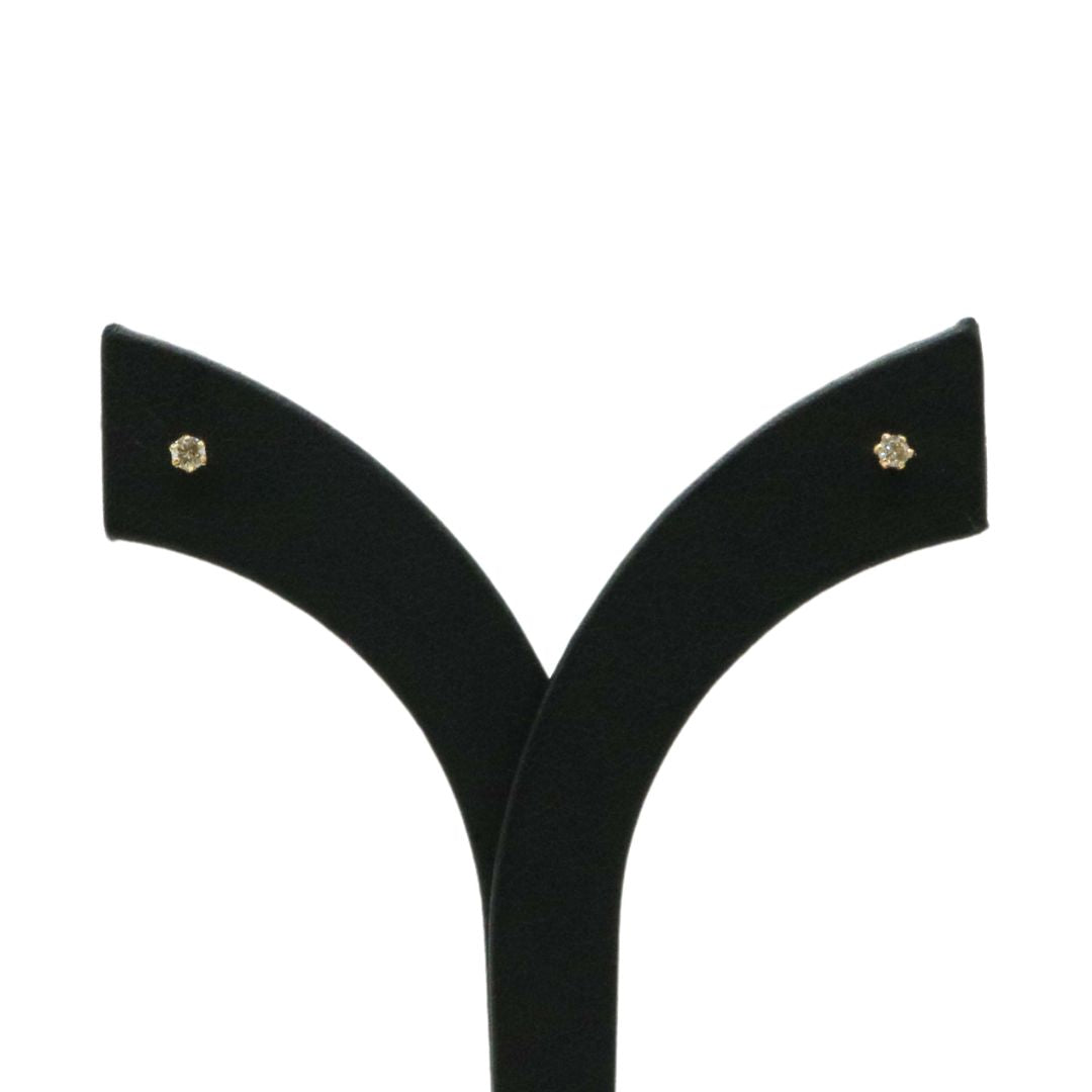 K18YG/D0.10ct<BR>グレイン<BR>ダイヤモンドピアス<BR>【NEW】