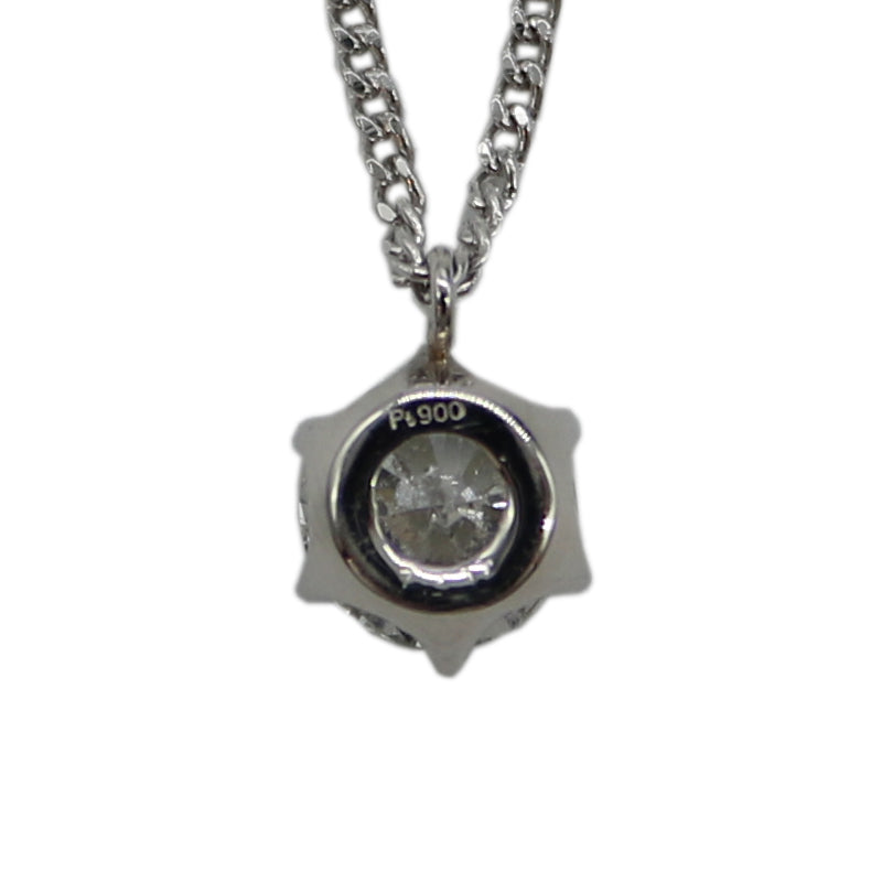 PT900 PT850 D1.29ct 一粒ダイヤモンド ペンダント
