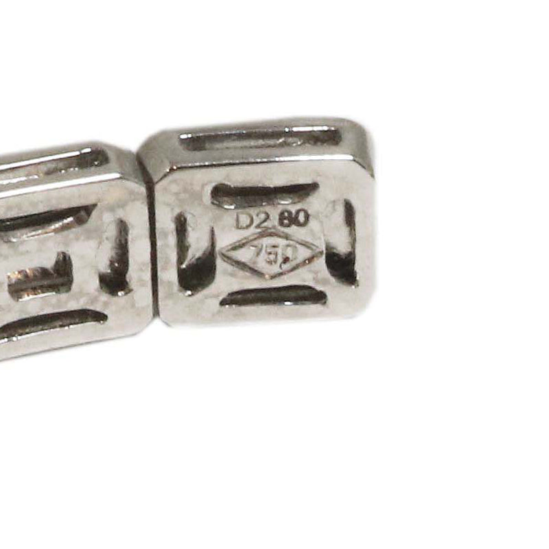 K18WG D2.80ctホワイトゴールド ダイヤモンド バングル