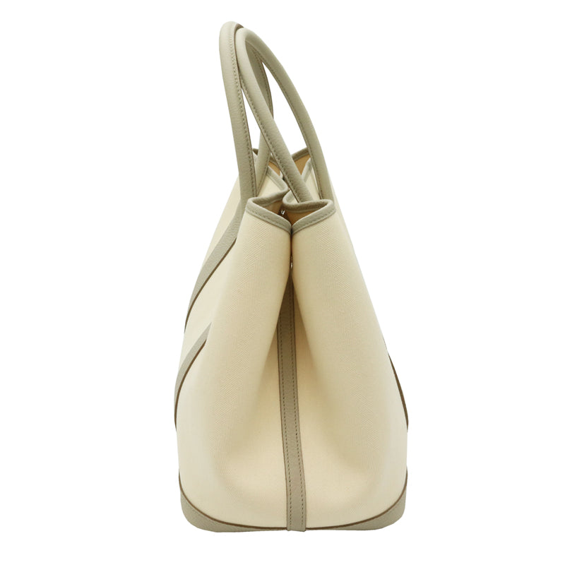 エルメス トワルシェブロン×カントリー ガーデンパーティーPM ナタ×ベトン/シルバー金具