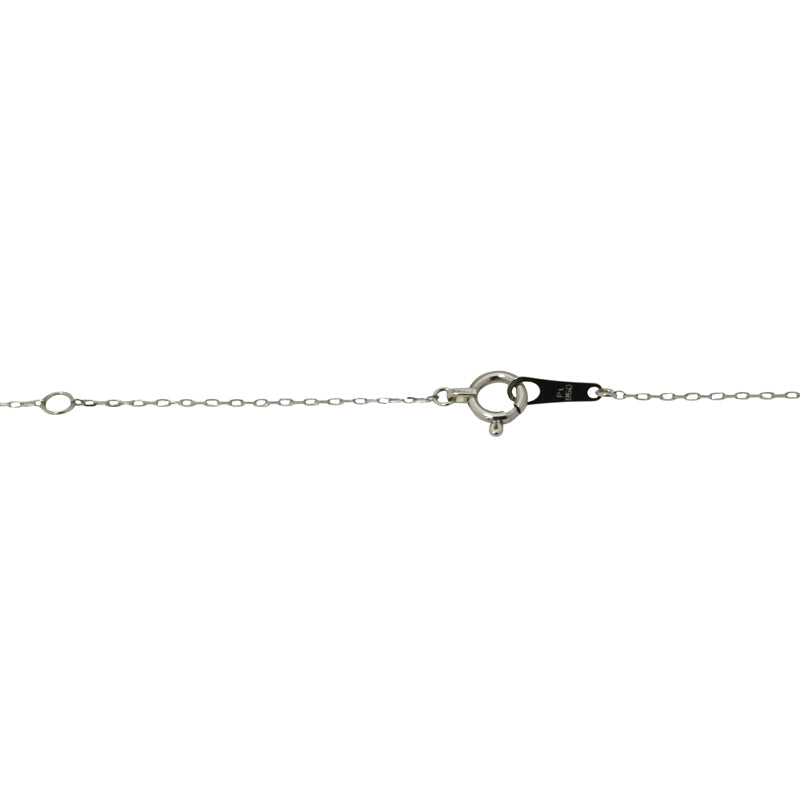 Pt900/Pt850/D0.15ct<BR>フラワーモチーフ<BR>ダイヤモンドペンダント<BR>【NEW】