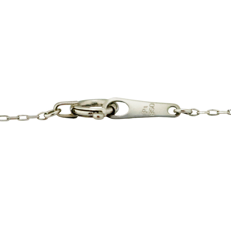 PT900/PT850/D0.15ct<BR> 扇モチーフ<BR>ダイヤモンドペンダント<BR>【NEW】