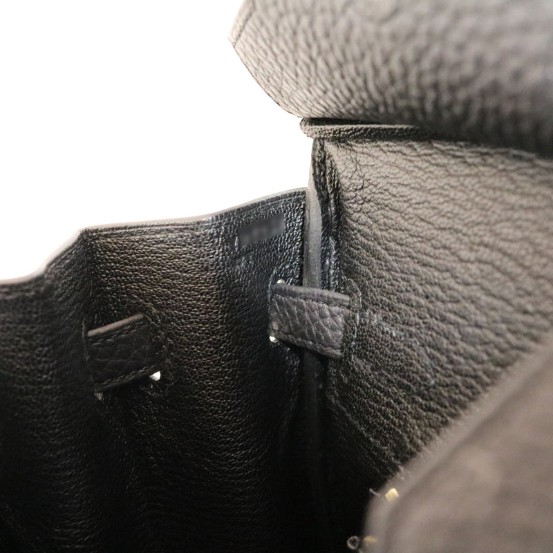エルメス トゴ バーキン25 ブラック ローズゴールド金具