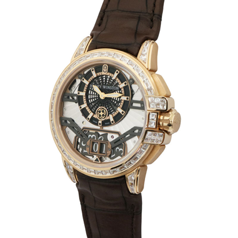 HARRY WINSTON ハリーウィンストン オーシャンビッグデイト ベゼルバゲットダイヤ OCEABD42RR002【未使用品】
