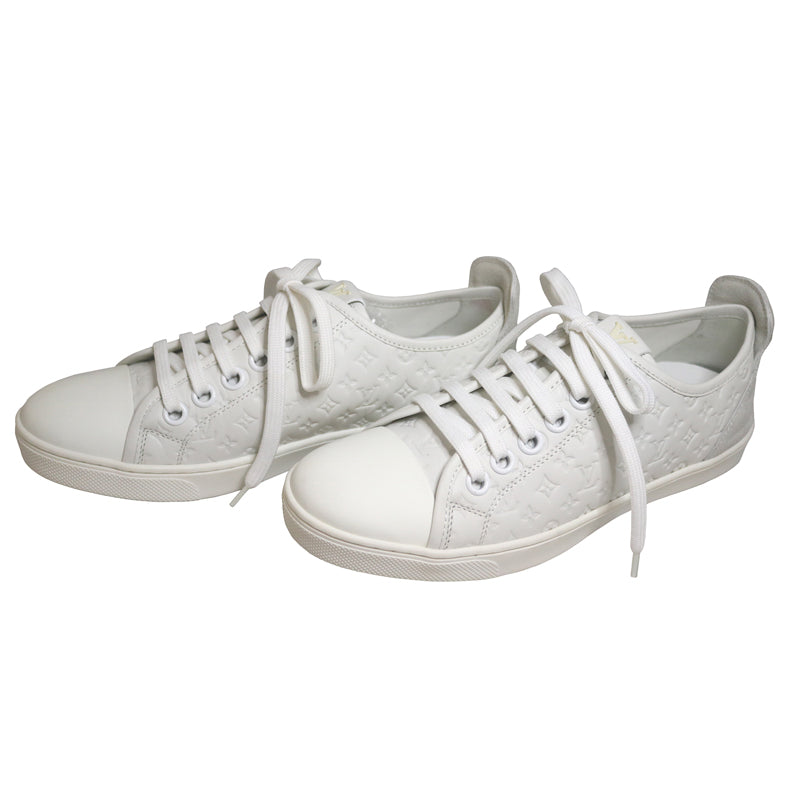 LOUIS VUITTON ルイヴィトン モノグラム スニーカー レディース ホワイト【中古】