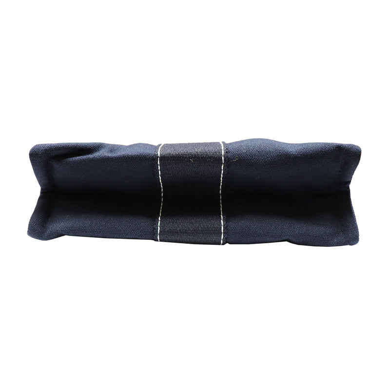 コットン100%<BR>ドーヴィル ポーチPM<BR>ネイビー<BR>【未使用品】