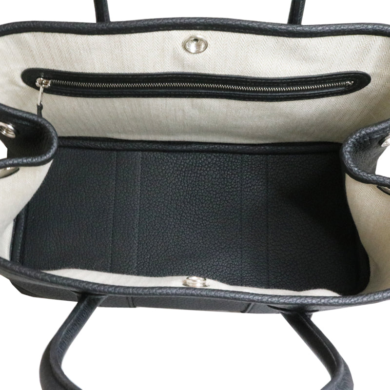 エルメス ネゴンダ ガーデンパーティTPM ブラック シルバー金具