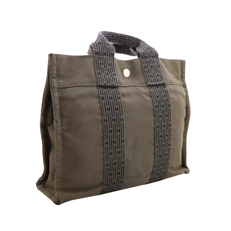 エルメス キャンバス エールラインPM グレー