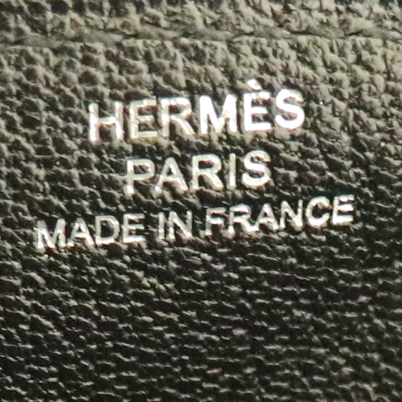 エルメス シェーブル パドック ウォレット ノワール シルバー金具【未使用品】