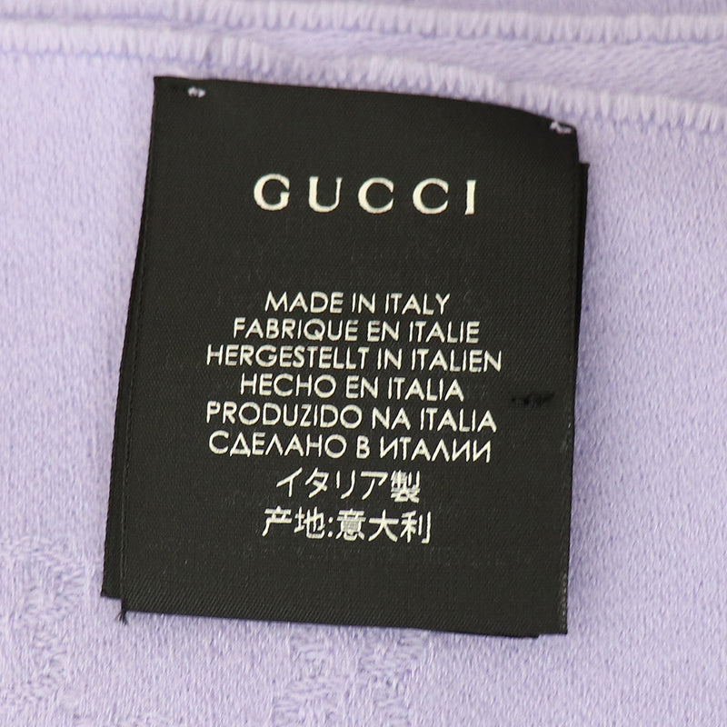グッチ カシミヤ マフラー パープル